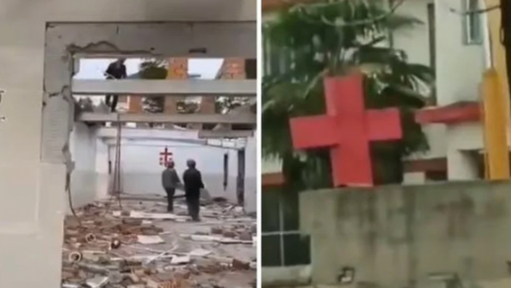 China destrói igreja e remove cruzes enquanto cristãos se isolam em casa